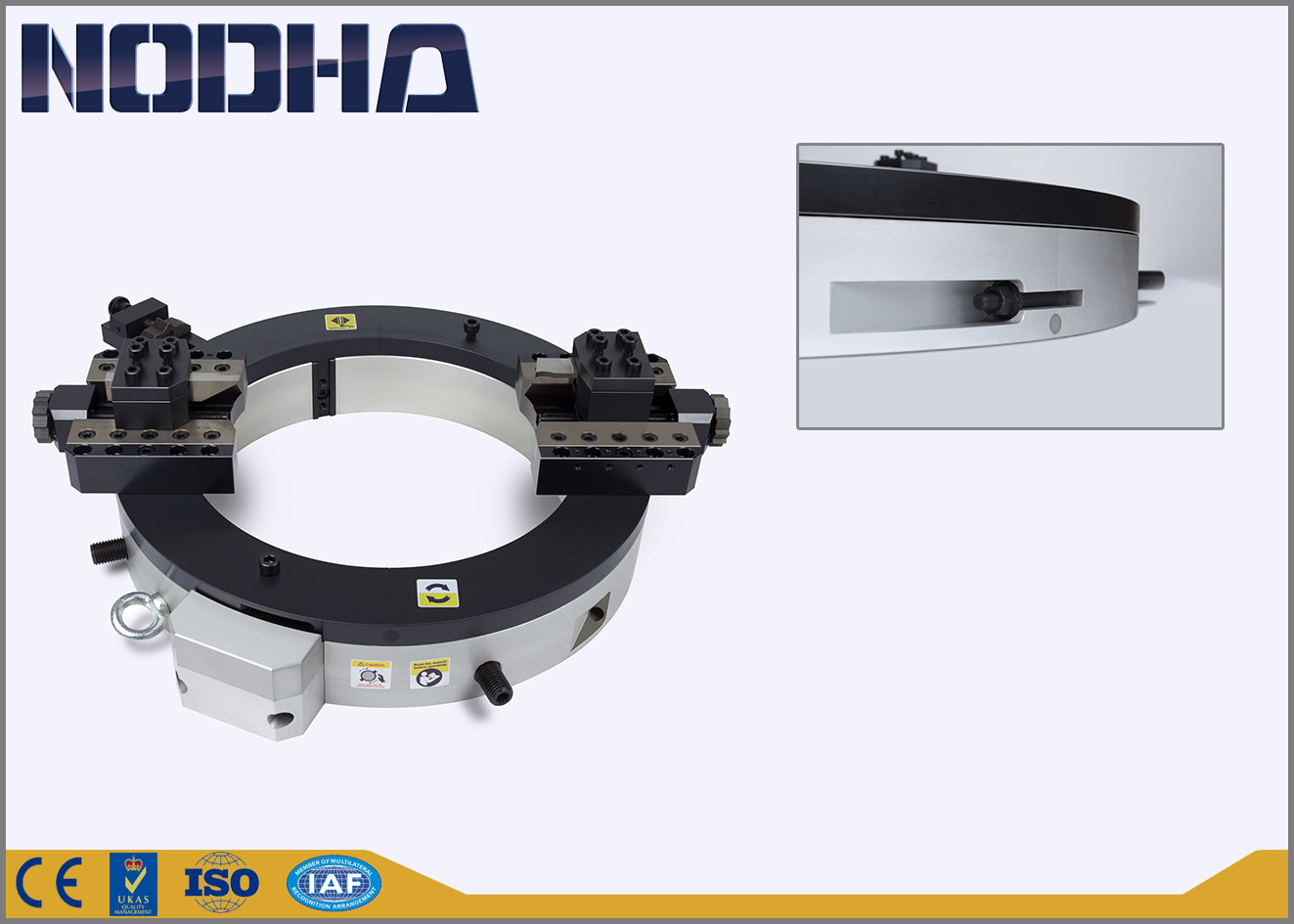 Multi Material Pipe Bevel Cutter , Bevel Cutting Machine For Pipes NODHA