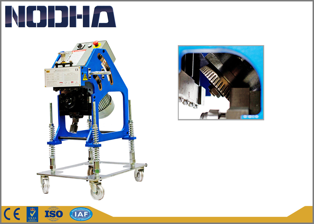 Automatic Portable Plate Beveling Machine For Aerospace 6 ~ 30mm Plate Thick