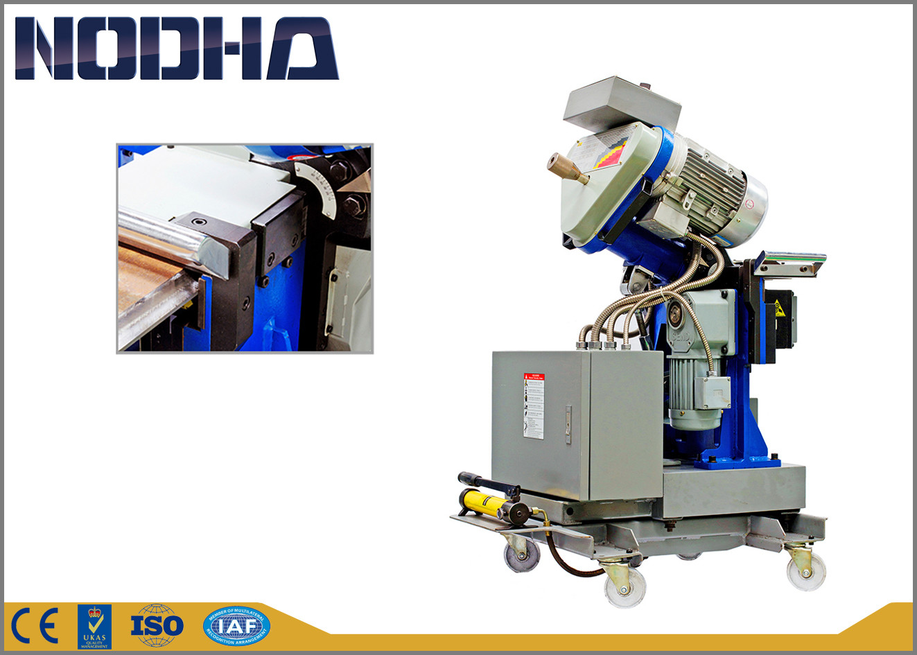 4800W Cold Cutting Plate Edge Milling Machine For Aerospace Industry
