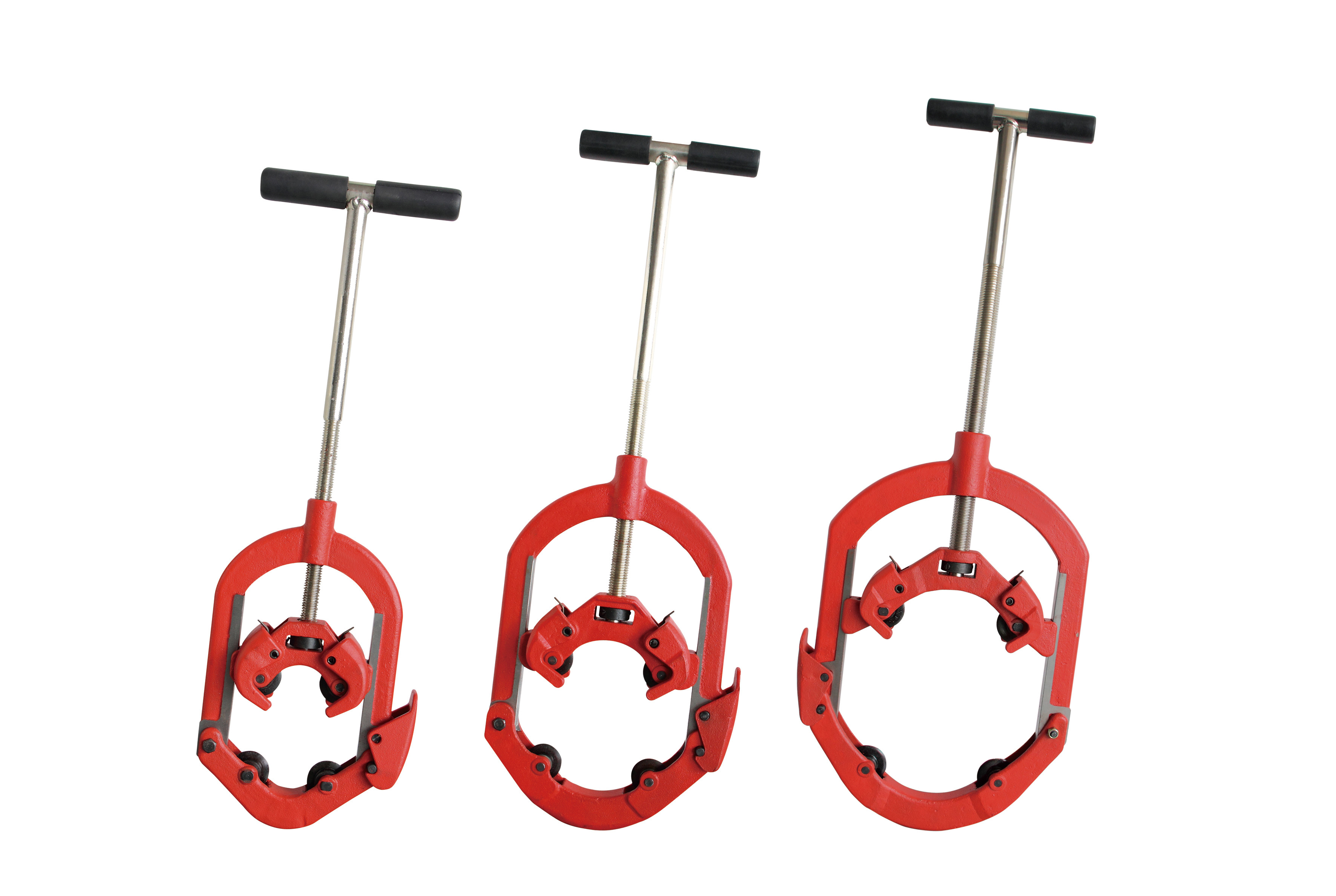 Hinged pipe cold cutter low clearance Rotary Cutter