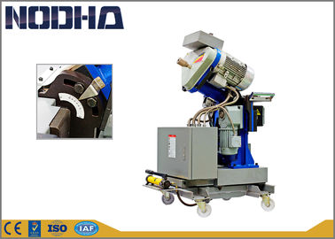 Cold Steel Plate Milling Machine , Plate Chamfering Machine 380V 3PH 50Hz