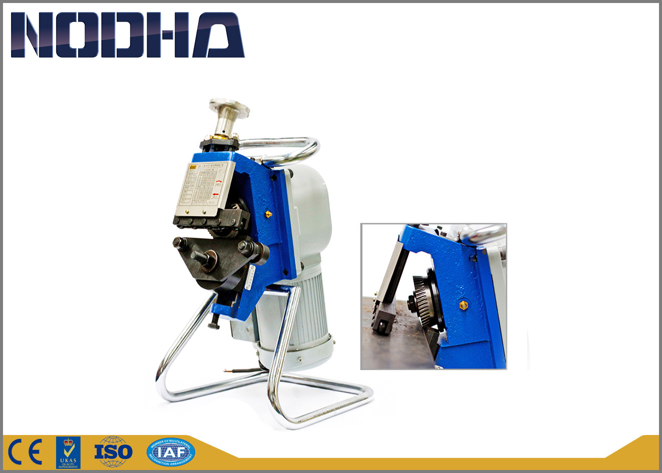 Energy Saving Portable Plate Beveling Machine For Aerospace GBM- 6D