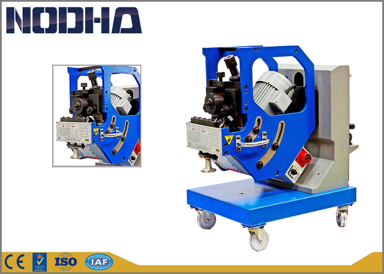 Cold Plate Beveling Machine For 6 -  30 Mm Thick Steel Plate V/Y Type